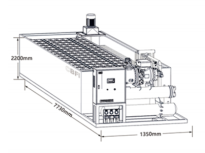 BBI100 เครื่องทำน้ำแข็งบล็อก, ชุดBBI